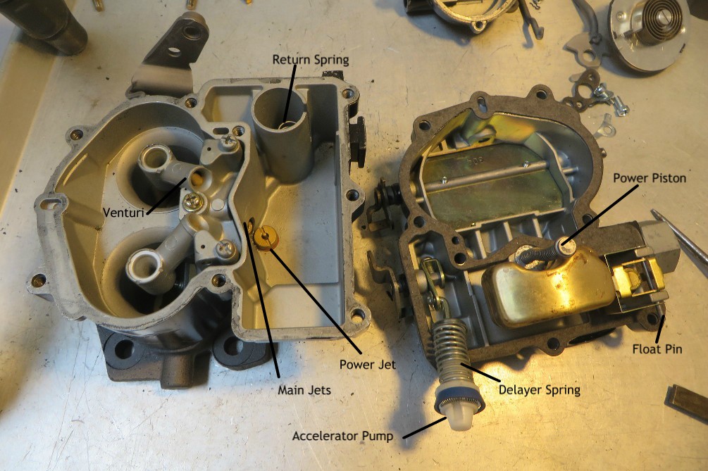 Mercarb Rebuild - Top Removed